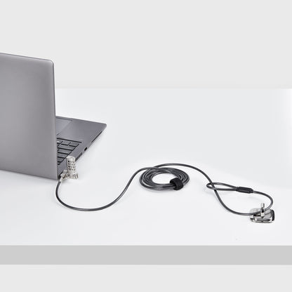 StarTech.com UNIVCS-LAPTOP-LOCK cable lock Black, Silver 78.7" (2 m)