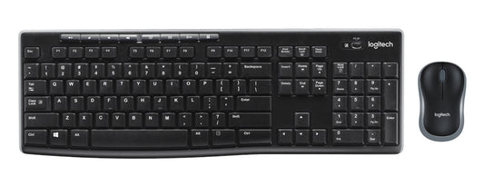 Logitech 920-004536 keyboard Mouse included Home RF Wireless QWERTY English Black