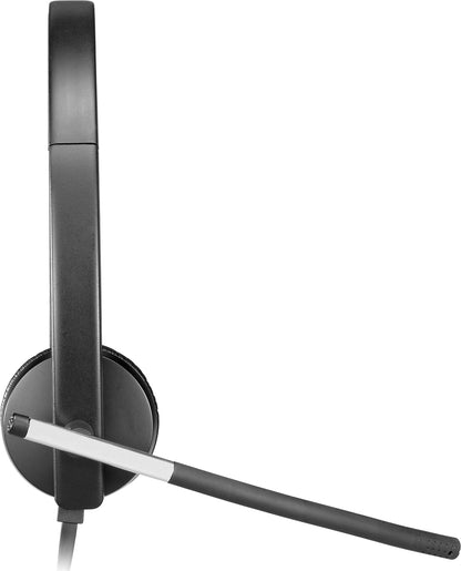 Logitech 981-000518 headphones/headset Wired Head-band Office/Call center Black