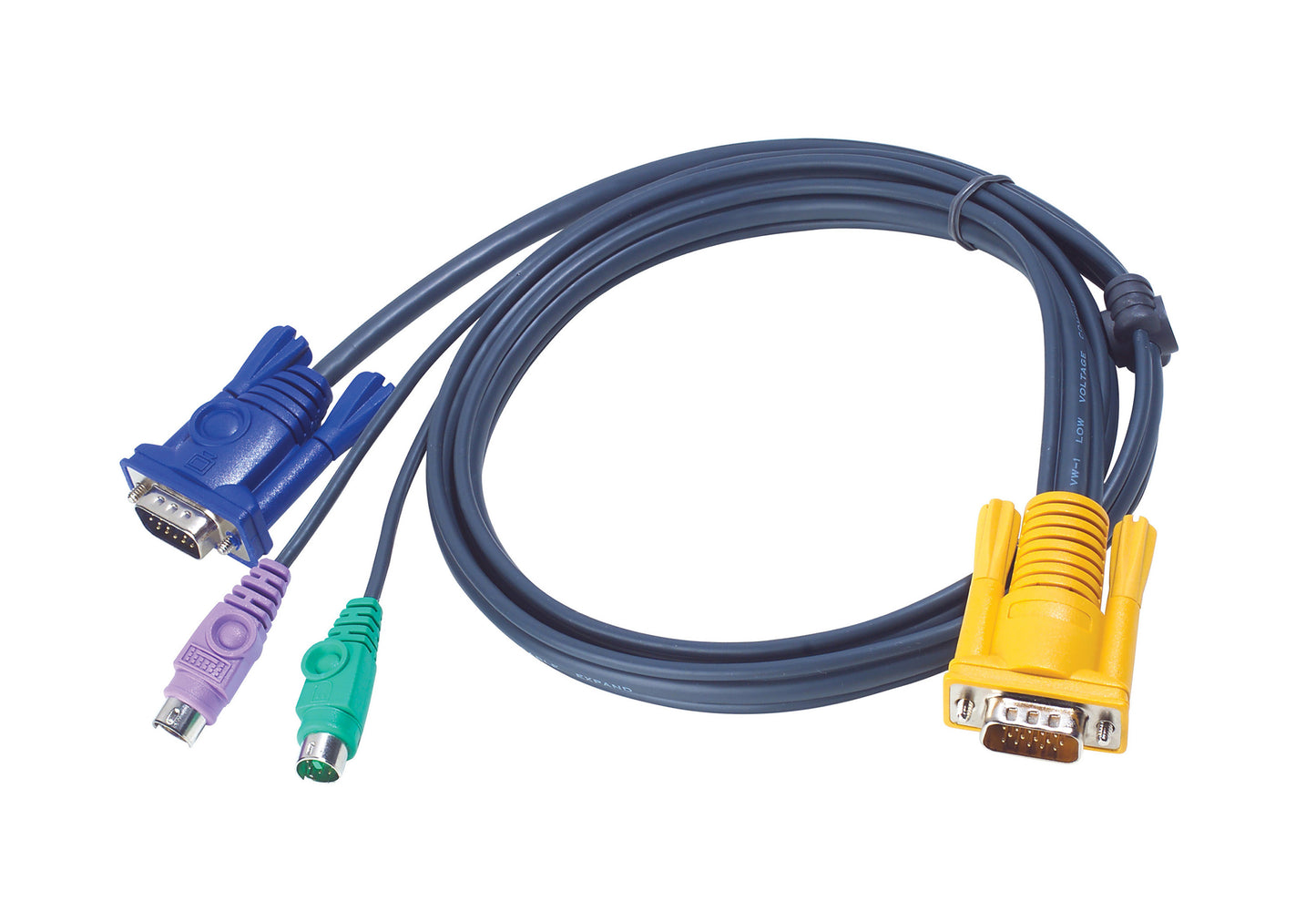 ATEN 4ft PS/2 KVM cable Black 47.2" (1.2 m)