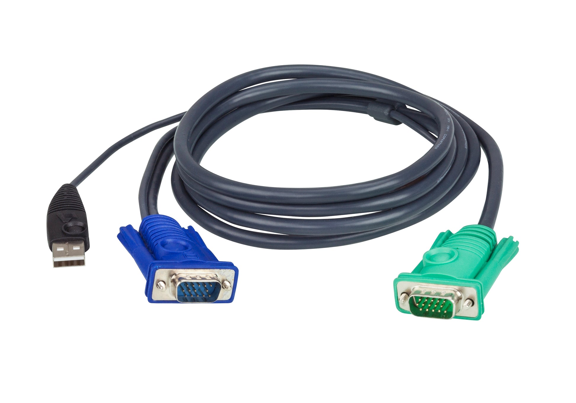 ATEN 2L-5203U KVM cable Black 118.1" (3 m)