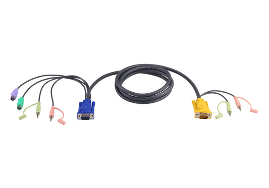 ATEN 2L-5302P KVM cable Black 70.9" (1.8 m)