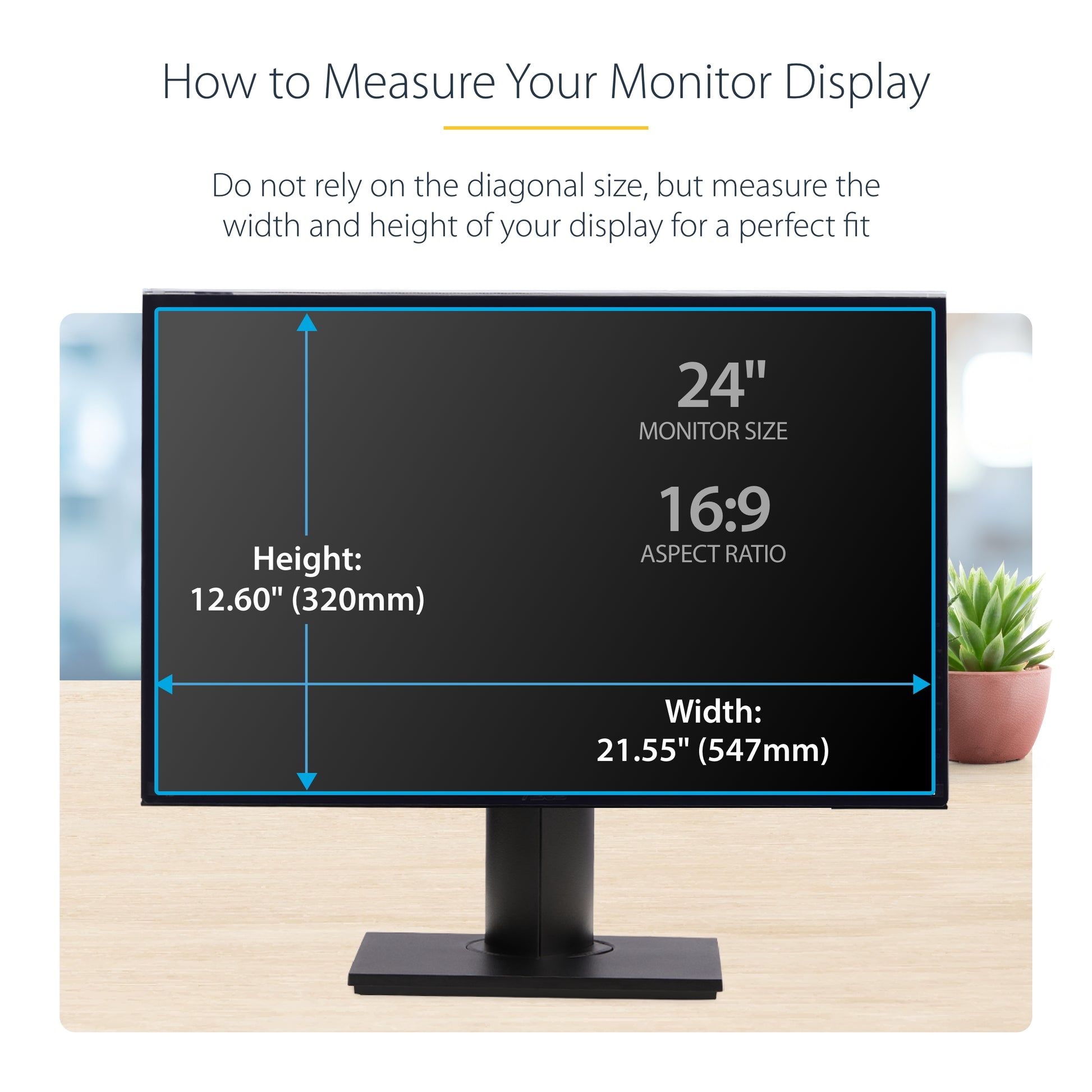 StarTech.com 2469A-PRIVACY-SCREEN display privacy filters 24" Monitor Frameless display privacy filter
