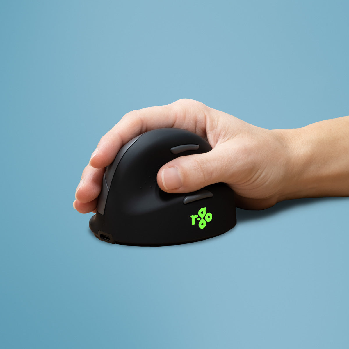 R-Go Tools Ergonomic mouse R-Go HE Break with break software, small (hand size ?165 mm), right-handed, Wired, black