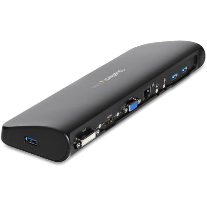StarTech.com USB3SDOCKHDV laptop dock/port replicator Wired USB 3.2 Gen 1 (3.1 Gen 1) Type-B Black
