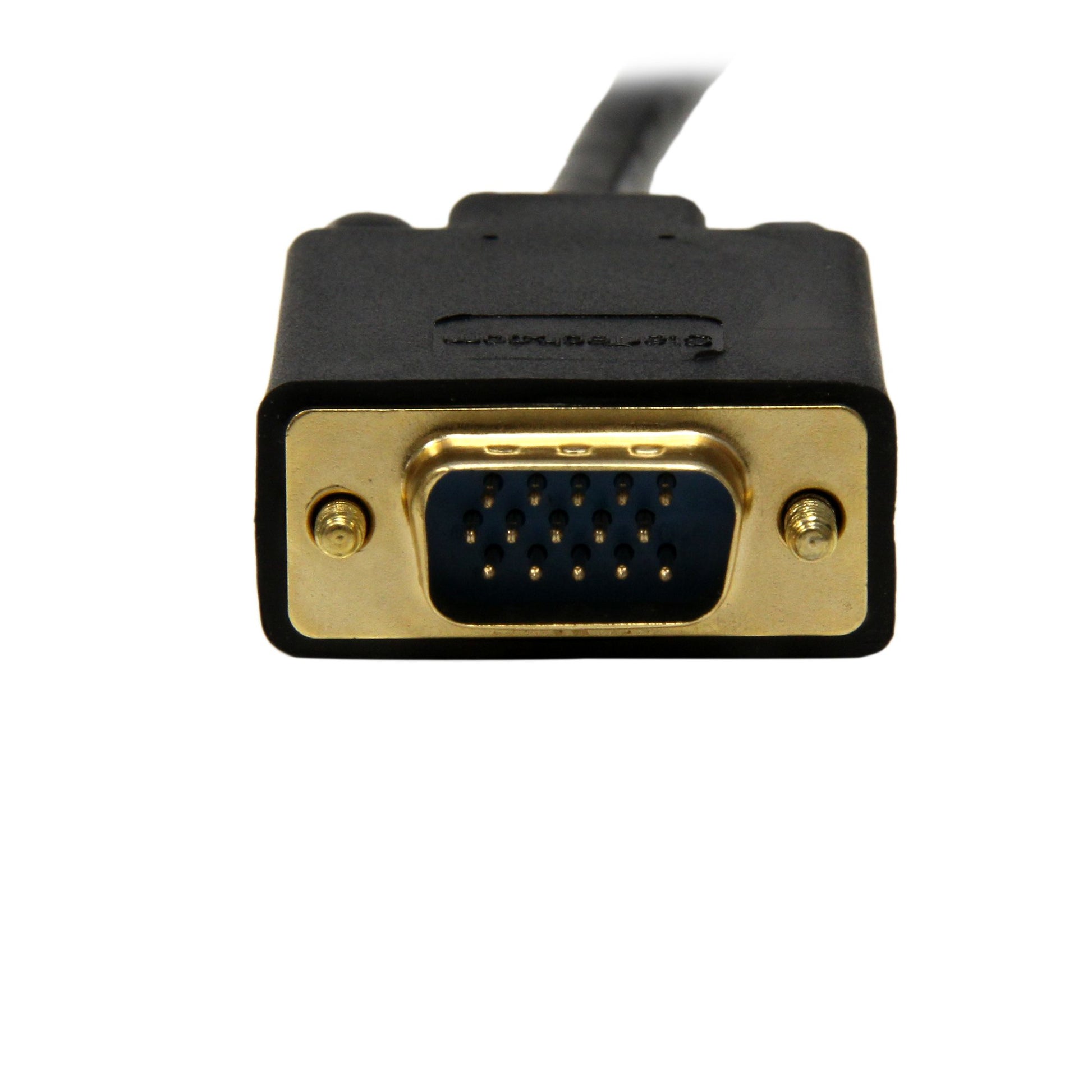 StarTech.com DP2VGAMM10B video cable adapter 118.1" (3 m) DisplayPort VGA (D-Sub) Black
