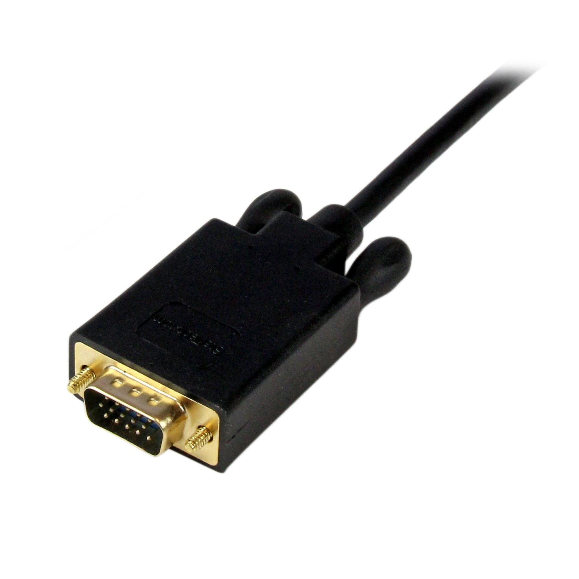 StarTech.com MDP2VGAMM6B video cable adapter 72" (1.83 m) mini DisplayPort VGA (D-Sub) Black