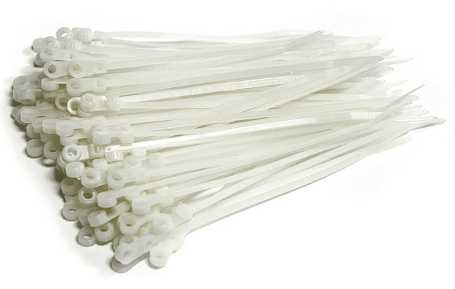 StarTech.com TCV155 cable tie Nylon White 100 pc(s)