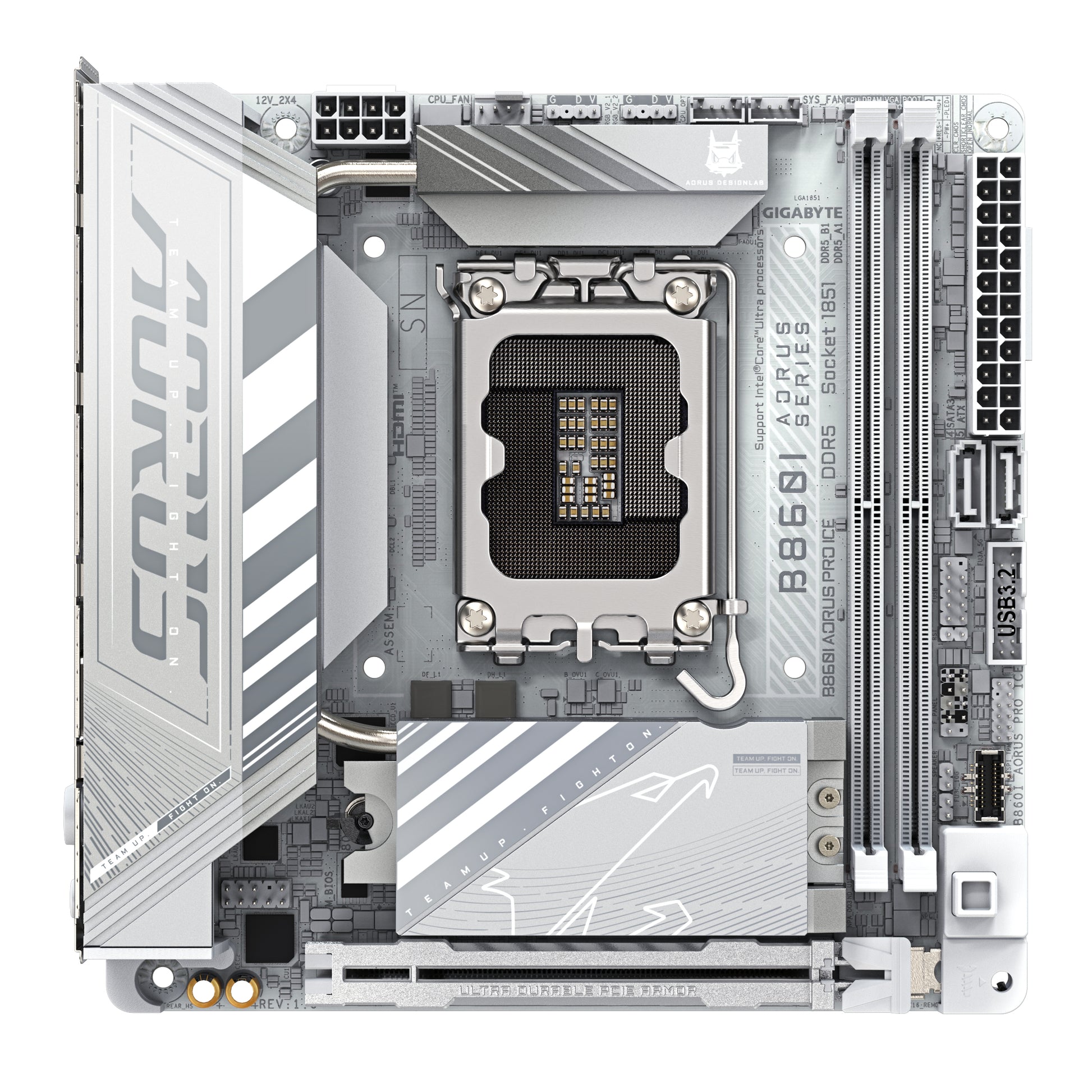 GIGABYTE B860I AORUS PRO ICE motherboard Intel B860 LGA 1851 (Socket V1) mini ITX