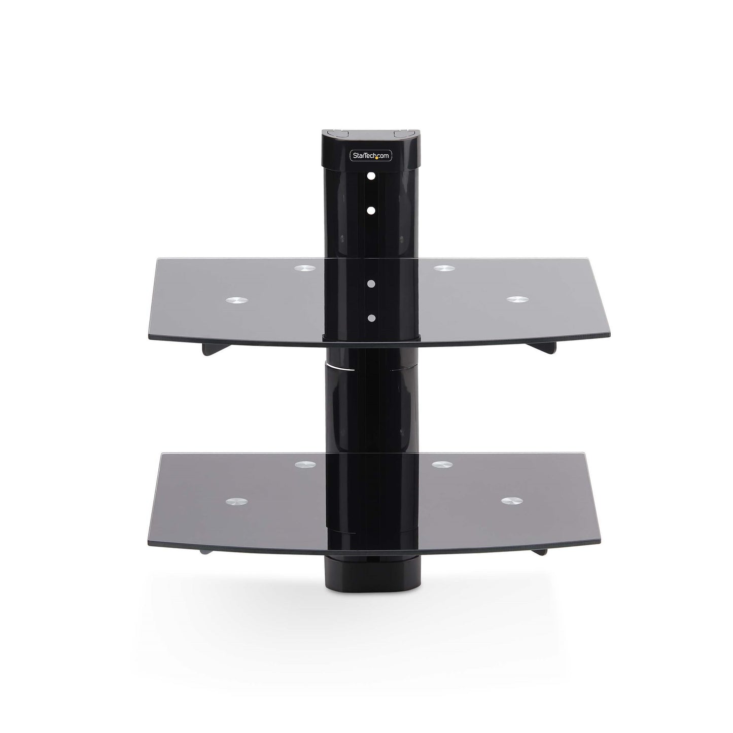StarTech.com 2B-WALL-MOUNT-SHELF AV equipment shelf Black Glass