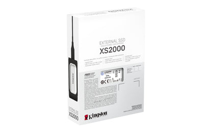 Kingston Technology XS2000 1 TB USB Type-C 3.2 Gen 2 (3.1 Gen 2) Black, Silver