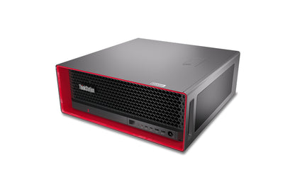 Lenovo ThinkStation P5 Intel Xeon W w5-2445 32 GB DDR5-SDRAM 512 GB SSD NVIDIA T400 Windows 11 Pro for Workstations Tower Workstation Black, Red