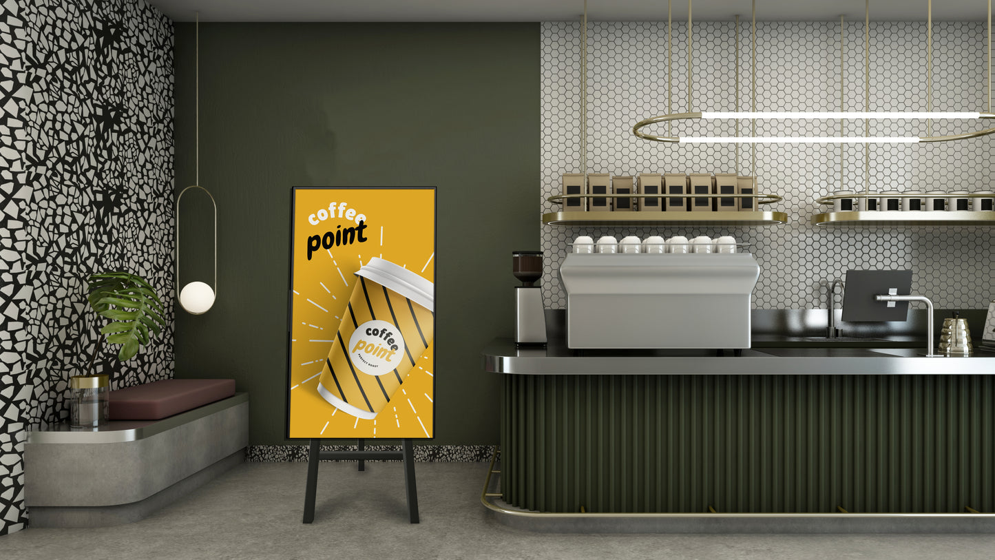 Sony FW-65EZ20L signage display Digital signage flat panel 65" LCD Wi-Fi 350 cd/m² 4K Ultra HD Black Android 16/7