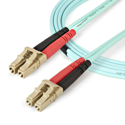 StarTech.com 450FBLCLC5 InfiniBand/fibre optic cable 196.9" (5 m) LC Aqua color