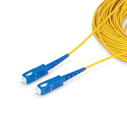 StarTech.com SPSMSCSC-OS2-30M InfiniBand/fibre optic cable 1181.1" (30 m) SC SC/UPC Yellow