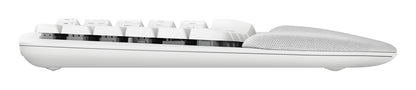 Logitech Wave Keys keyboard Universal RF Wireless + Bluetooth QWERTY English White