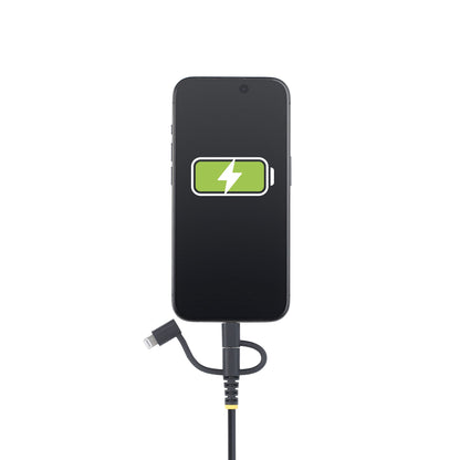 StarTech.com RLTCUB1MBK USB cable USB 2.0 39.4" (1 m) USB A Micro-USB B Black