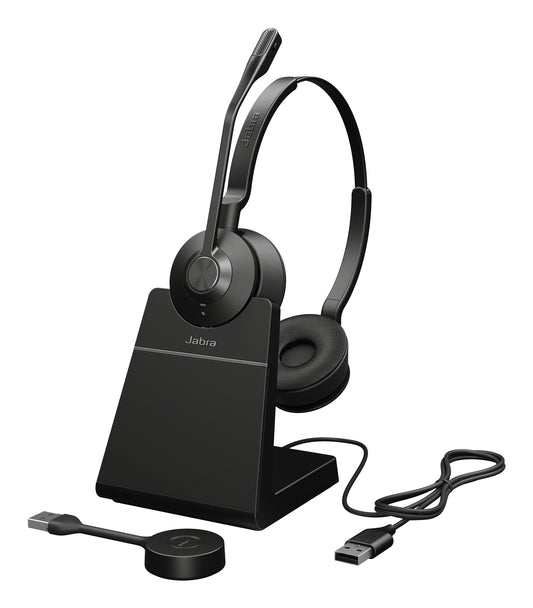 Jabra Engage 55 SE Headset Wireless Head-band Office/Call center Black