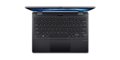 Acer TravelMate Spin B3 TMB311RN-33-C62J Intel® Celeron® N N100 Hybrid (2-in-1) 11.6" Touchscreen HD 8 GB LPDDR5-SDRAM 128 GB SSD Wi-Fi 6 (802.11ax) Windows 11 Pro Education Black