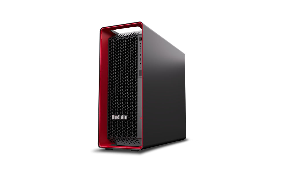 Lenovo ThinkStation P7 Intel Xeon W w7-3455 128 GB DDR5-SDRAM 1 TB SSD NVIDIA Quadro T1000 Windows 11 Pro for Workstations Tower Workstation Black, Red