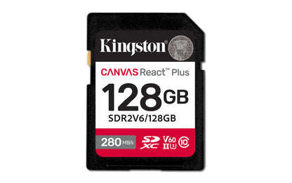 Kingston Technology Canvas React Plus 128 GB SDXC UHS-II Class 10
