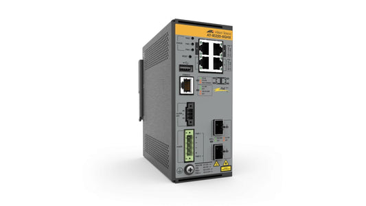 Allied Telesis AT-IE220-6GHX-980 network switch Managed L2 Gigabit Ethernet (10/100/1000) Power over Ethernet (PoE) Gray