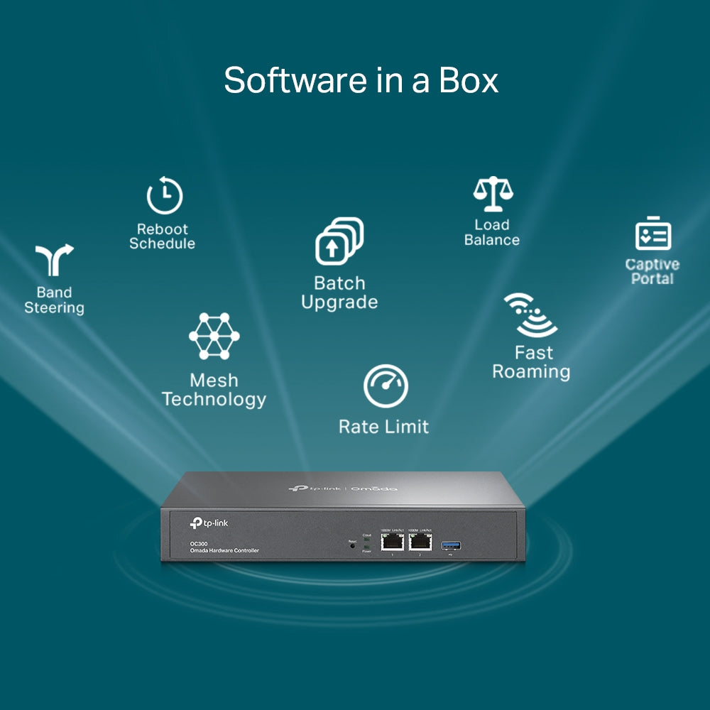 TP-Link Omada OC300 gateway/controller 10, 100, 1000 Mbit/s