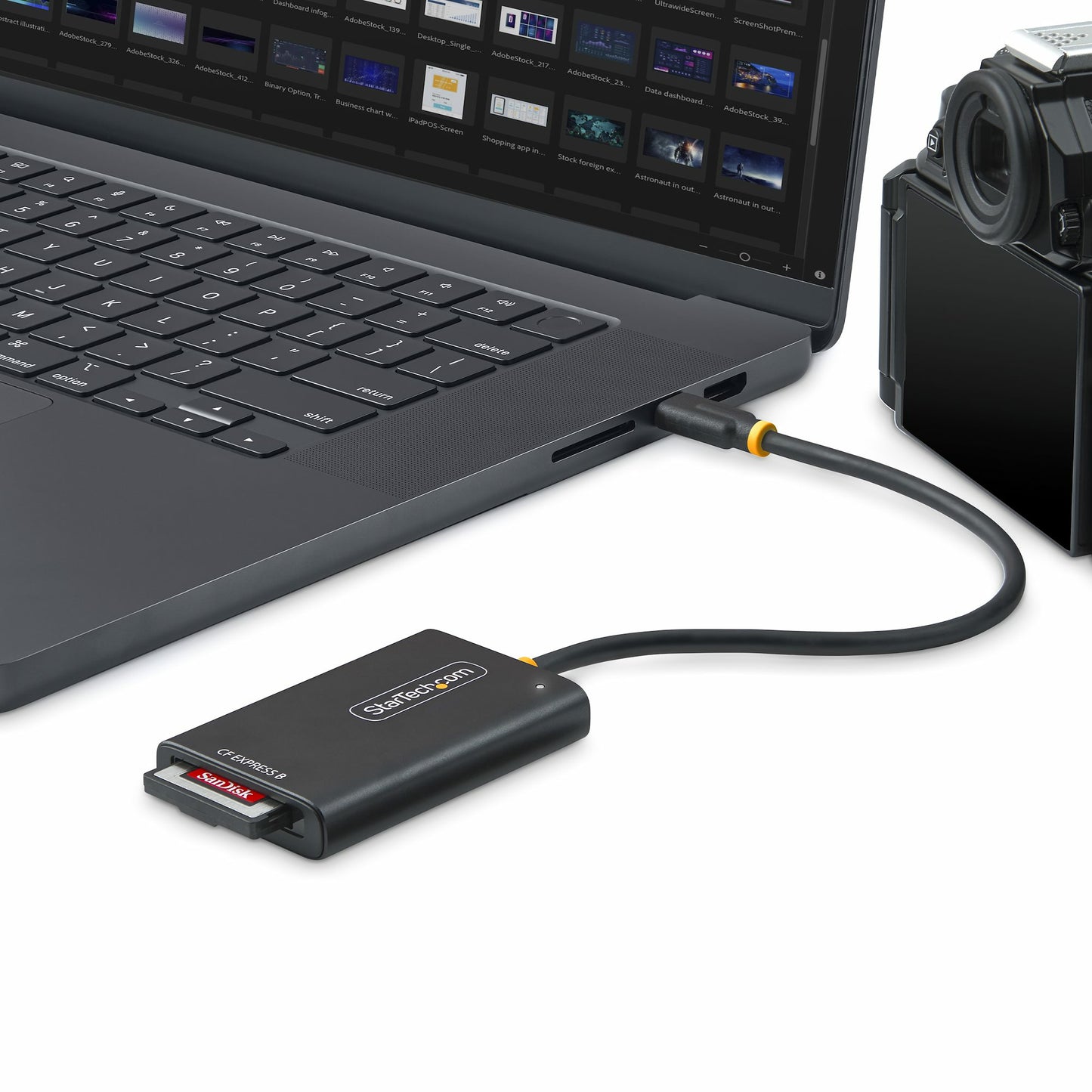 StarTech.com 1B-USB-C-CFE-ADAPTER card reader USB 3.2 Gen 2 Type-C Black