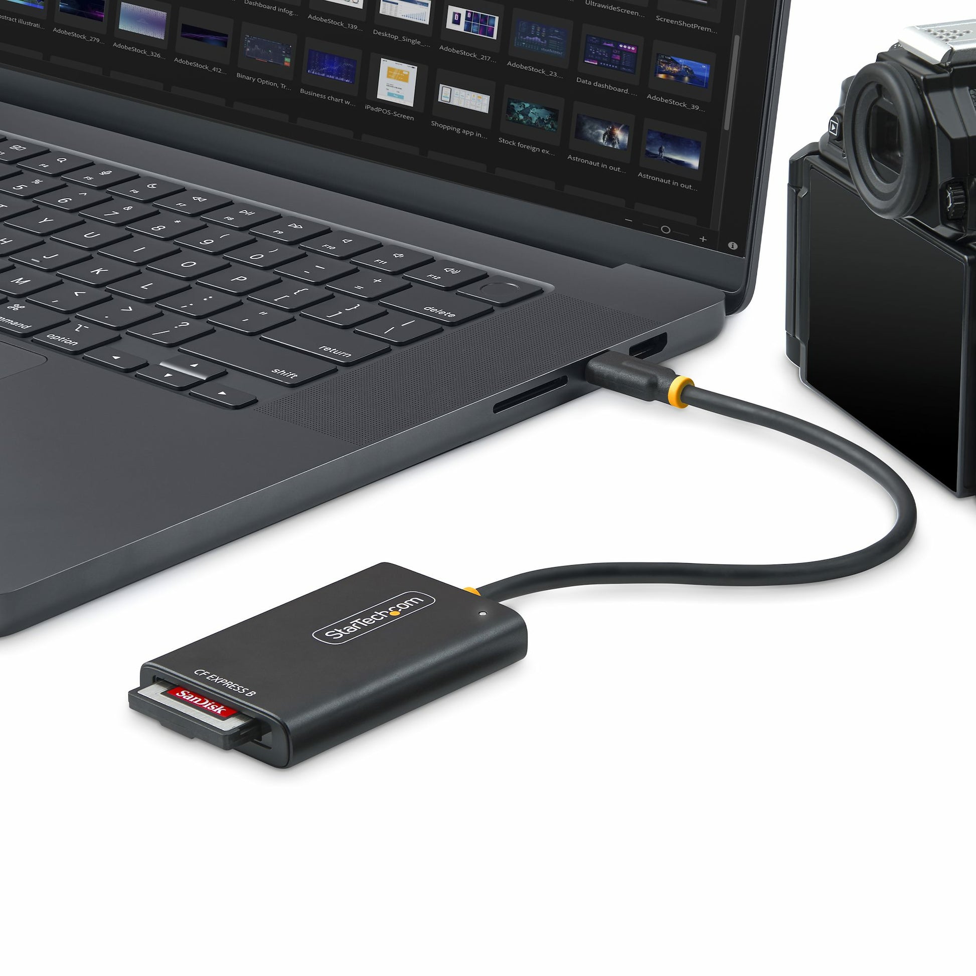 StarTech.com 1B-USB-C-CFE-ADAPTER card reader USB 3.2 Gen 2 Type-C Black