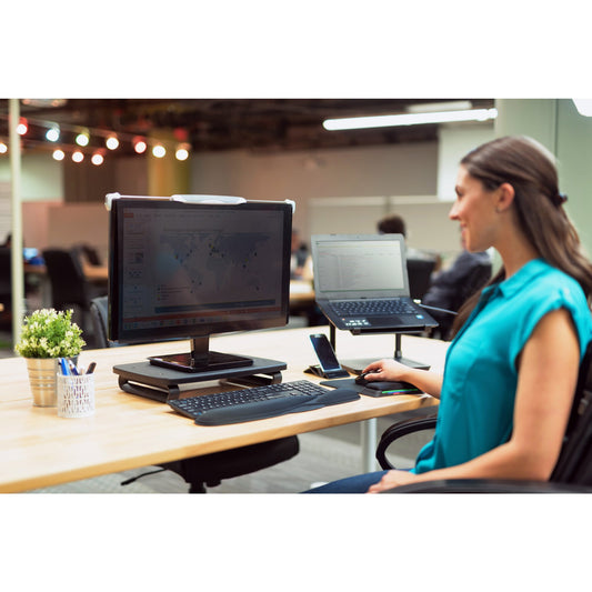 Kensington SmartFit® Monitor Stand Plus for up to 24” screens — Black