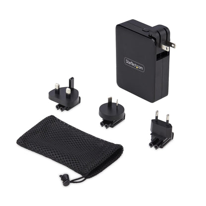 StarTech.com 3114GCU-WALL-CHARGER mobile device charger Universal Black AC Fast charging Indoor
