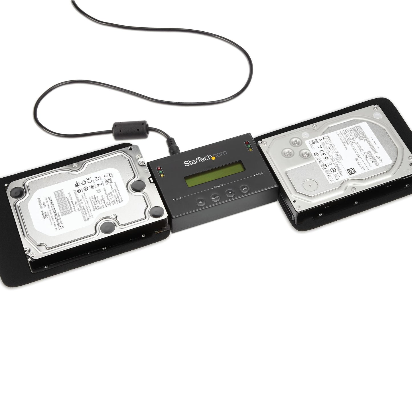StarTech.com SATDUP11 media duplicator HDD duplicator Black 1 copies
