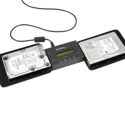 StarTech.com SATDUP11 media duplicator HDD duplicator Black 1 copies