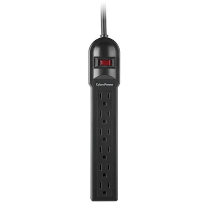 CyberPower CSB606 surge protector Black 6 AC outlet(s) 125 V 72" (1.83 m)