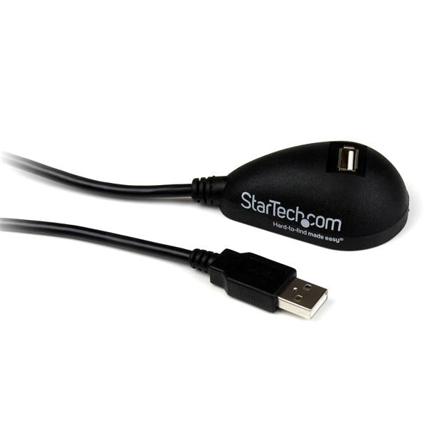 StarTech.com USBEXTAA5DSK USB cable USB 2.0 59.1" (1.5 m) USB A Black