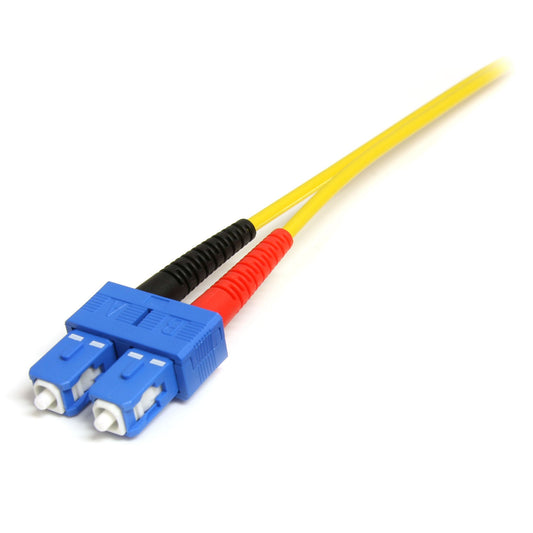 StarTech.com SMFIBLCSC10 InfiniBand/fibre optic cable 393.7" (10 m) LC SC Yellow