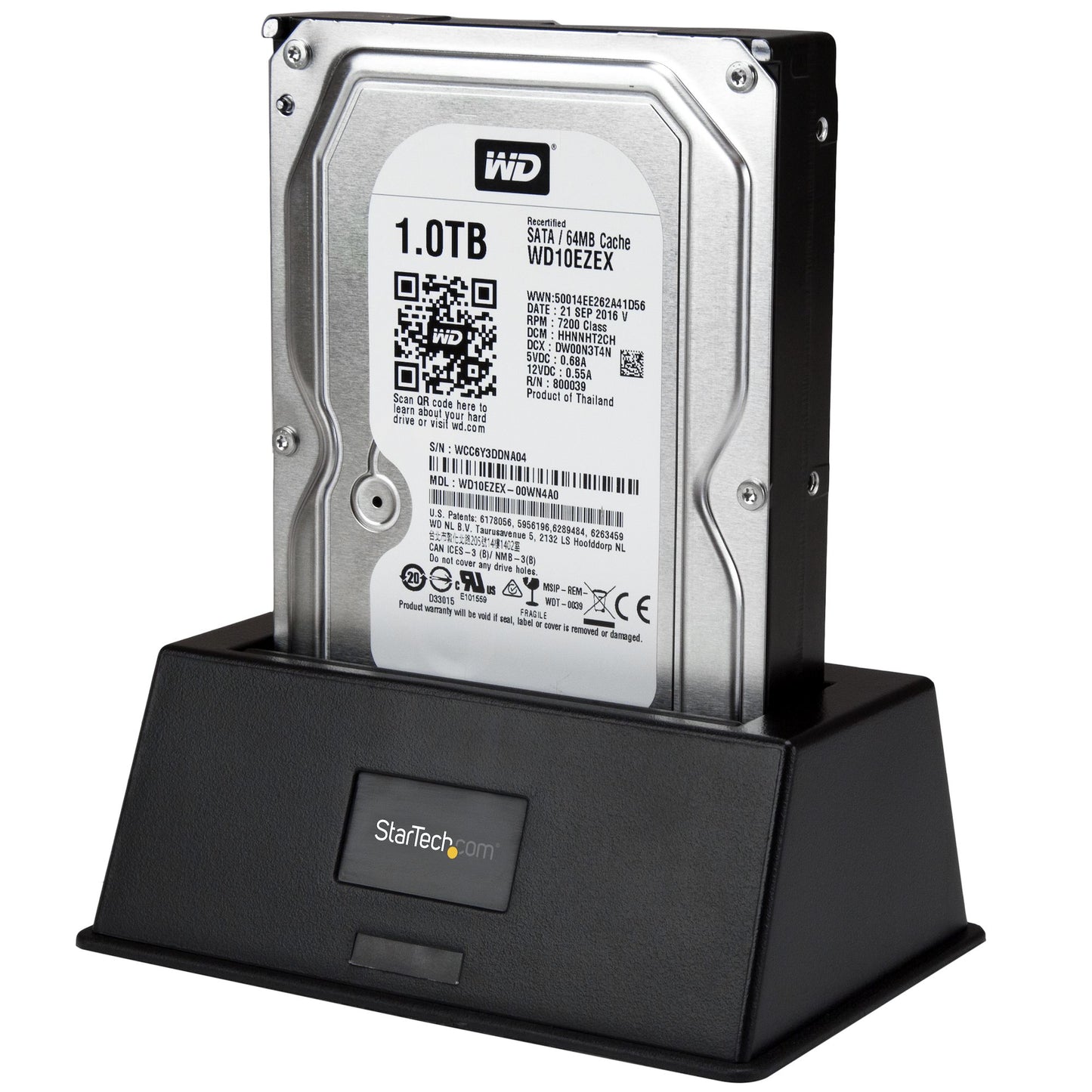 StarTech.com SDOCKU33BV storage drive docking station USB 3.2 Gen 1 (3.1 Gen 1) Type-B
