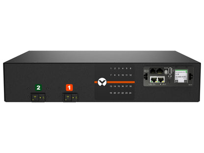 Vertiv Geist MNR5MDR6-24CF18-3TL6A0H10-S power distribution unit (PDU) 24 AC outlet(s) 0U Black