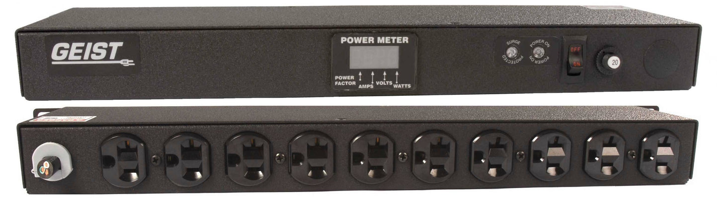 Vertiv Geist SPC104-1025TL power distribution unit (PDU) 10 AC outlet(s) 0U Black