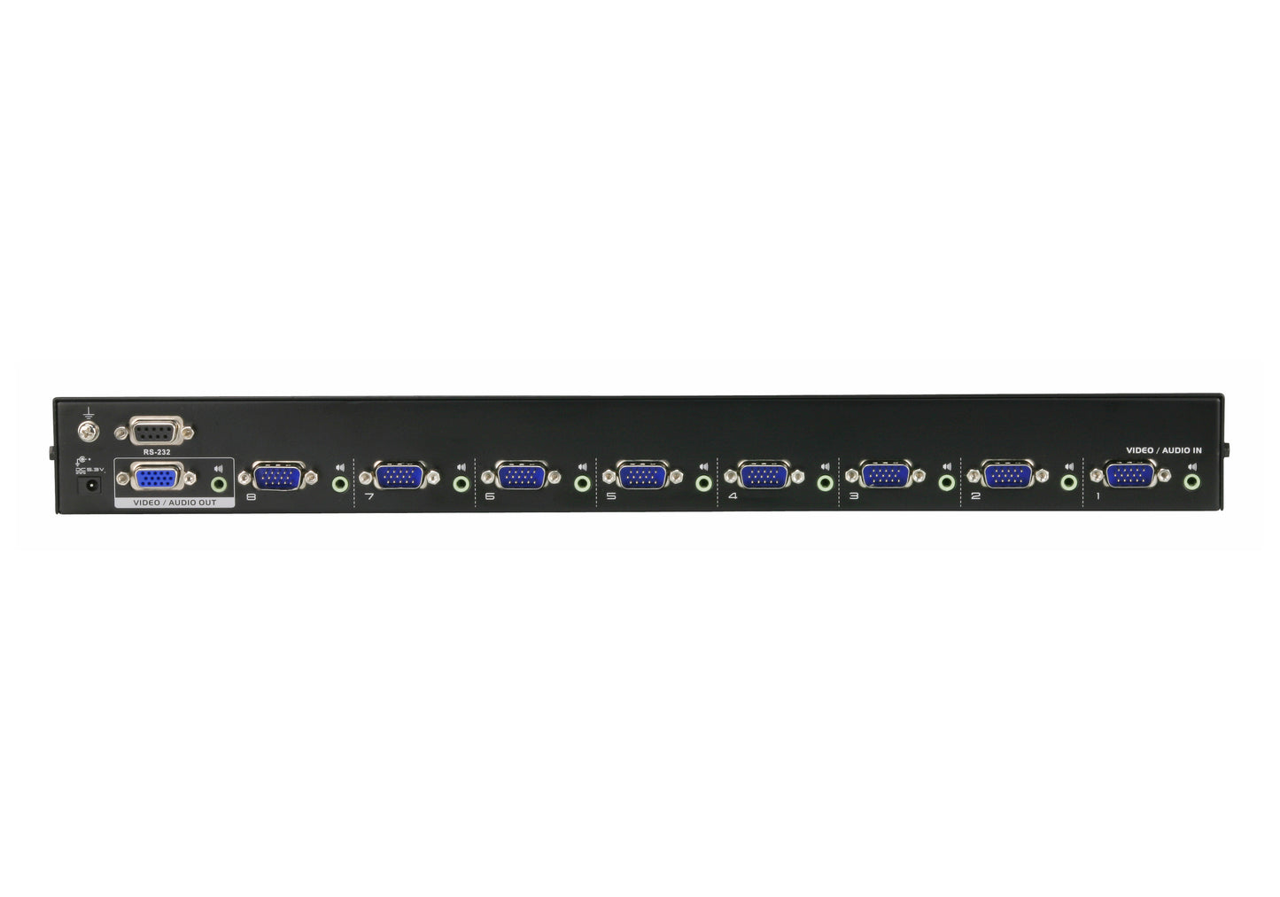 ATEN VS0801A KVM switch Rack mounting Black