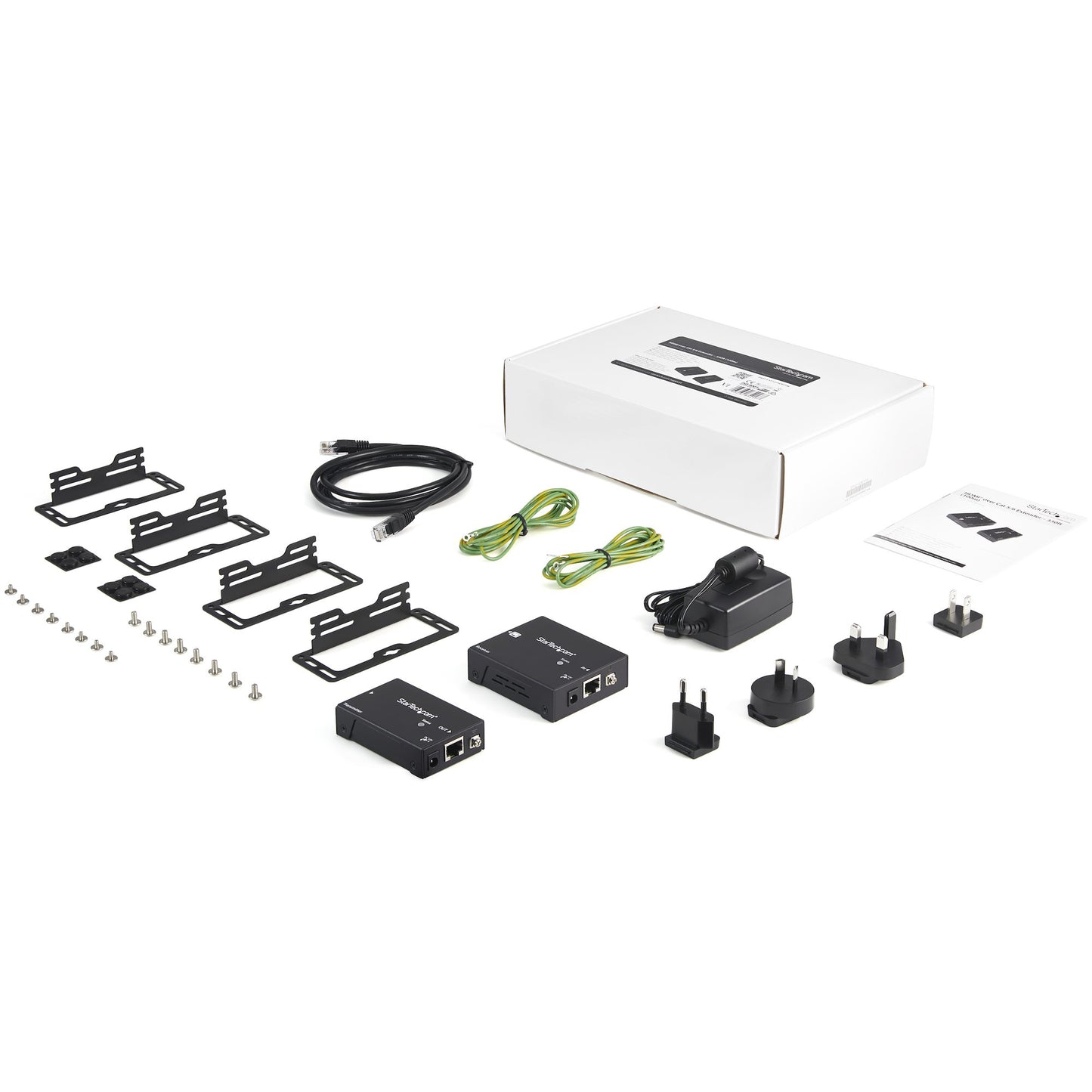 StarTech.com ST121HDBTPW AV extender AV transmitter & receiver Black