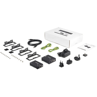 StarTech.com ST121HDBTPW AV extender AV transmitter & receiver Black