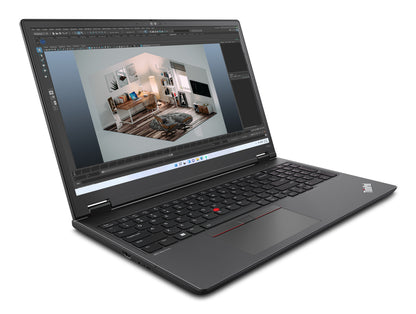 Lenovo ThinkPad P16v Gen 2 (Intel) Intel Core Ultra 7 165H Mobile workstation 16" WUXGA 32 GB DDR5-SDRAM 1 TB SSD NVIDIA RTX 500 Ada Wi-Fi 6E (802.11ax) Windows 11 Pro German Black