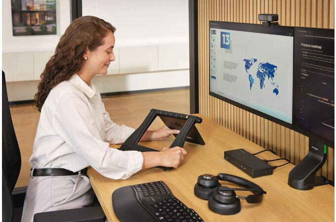 Kensington Pro Fit Ergo KB675 EQ TKL keyboard Home/Office USB + RF Wireless + Bluetooth QWERTY US English Black