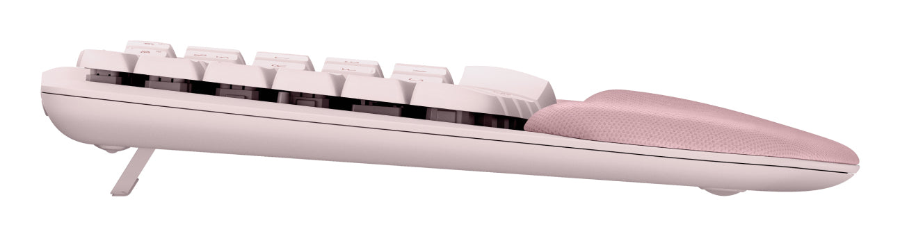 Logitech Wave Keys keyboard Universal RF Wireless + Bluetooth QWERTY English Rose
