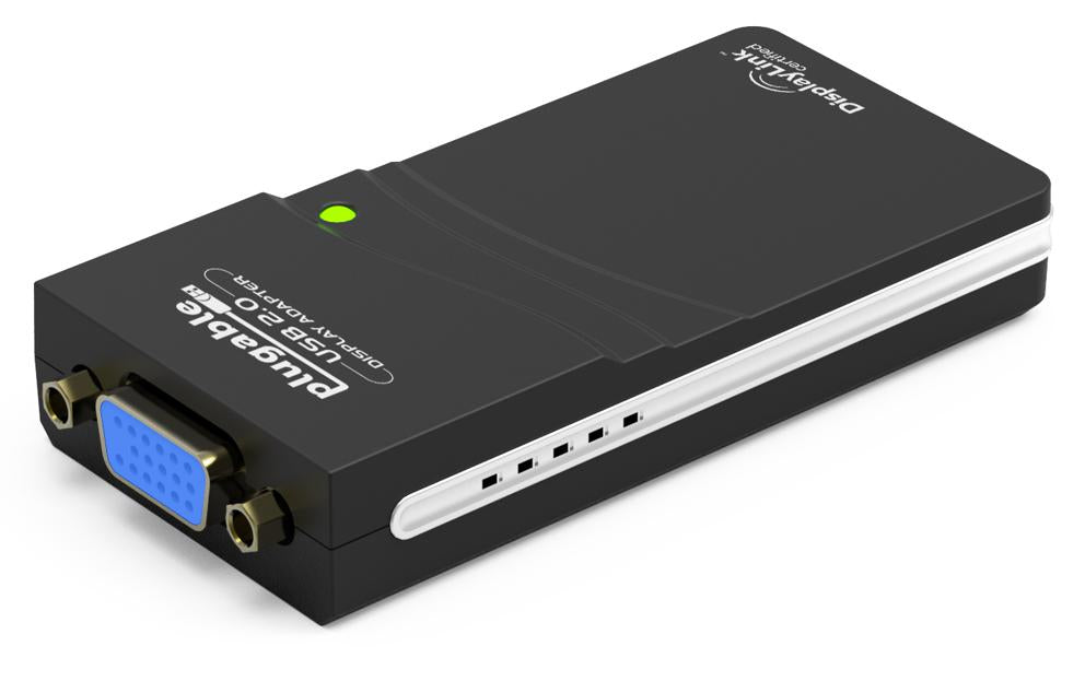 Plugable Technologies USB-VGA-165 USB graphics adapter 1920 x 1080 pixels Black