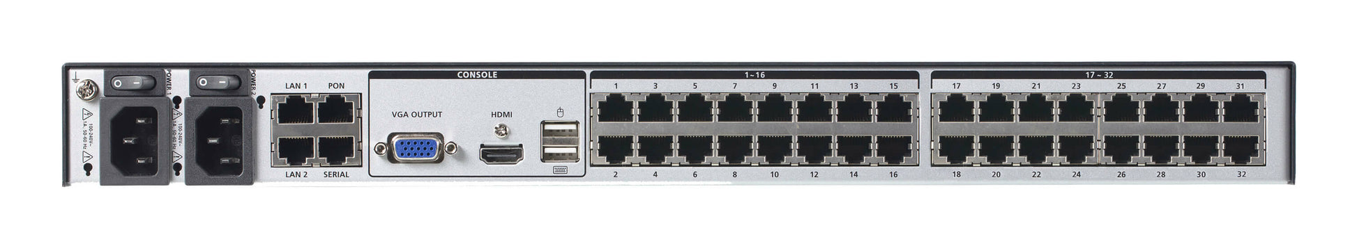 ATEN KN4032VB KVM switch Black