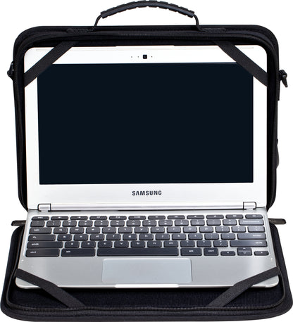 Targus TKC001 laptop case 11.6" Briefcase Black, Yellow