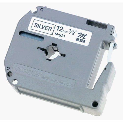 Brother M931 printer label Silver M
