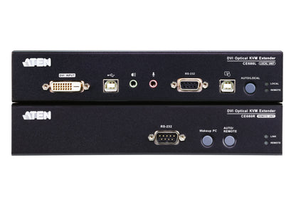 ATEN CE680 KVM switch Rack mounting Black
